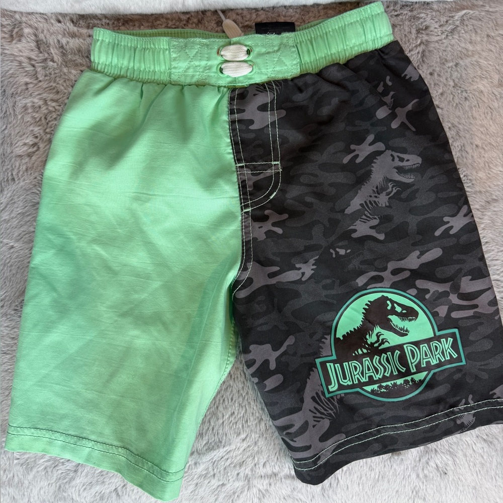 Jurassic World Swim Trunks- Size Small